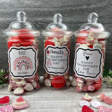Load image into Gallery viewer, Personalised Valentine's Sweet Jar