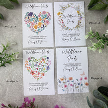 Load image into Gallery viewer, Personalised Funeral Wildflower Seed Packets-The Persnickety Co