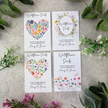 Load image into Gallery viewer, Personalised Funeral Wildflower Seed Packets