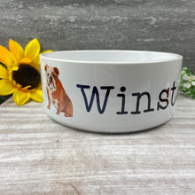 Load image into Gallery viewer, Personalised Photo Dog Bowl