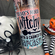 Load image into Gallery viewer, Todays Mood: Witchy Halloween Tumbler