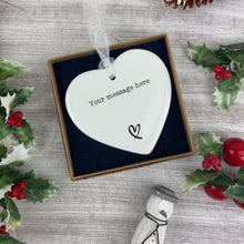 Load image into Gallery viewer, Personalised Keepsake Ceramic Ornament