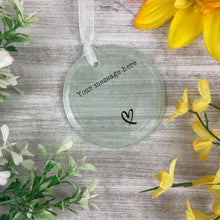 Load image into Gallery viewer, Personalised Keepsake Ceramic Ornament