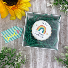 Load image into Gallery viewer, Personalised Thank You Rainbow Iced Biscuit