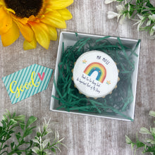 Load image into Gallery viewer, Personalised Thank You Rainbow Iced Biscuit