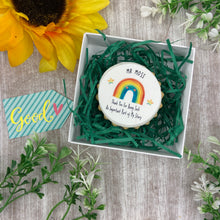Load image into Gallery viewer, Personalised Thank You Rainbow Iced Biscuit