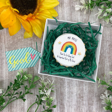 Load image into Gallery viewer, Personalised Thank You Rainbow Iced Biscuit