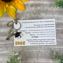 Load image into Gallery viewer, Graduation Crystal Keyring