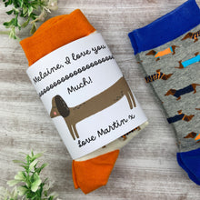Load image into Gallery viewer, Dachshund Socks - I Love You Sooooooooooooooooooo Much!
