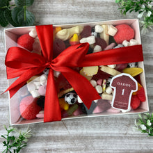 Load image into Gallery viewer, No.1 Daddy Personalised Sweet Box in Blue or Red