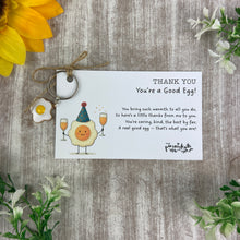 Load image into Gallery viewer, You’re a Good Egg Keyring