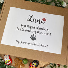 Load image into Gallery viewer, Personalised Christmas Dog Mum/Dad - Sweet Box-The Persnickety Co
