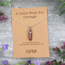 Load image into Gallery viewer, Crystal Necklace  - A Little Wish For Courage