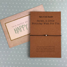Load image into Gallery viewer, Personalised A Little Birthday Wish For You-9-The Persnickety Co