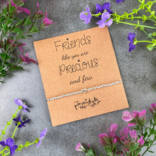 Load image into Gallery viewer, Friends Like You Are Precious And Few Beaded Bracelet-2-The Persnickety Co