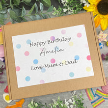 Load image into Gallery viewer, Happy Birthday Personalised Sweet Box-6-The Persnickety Co