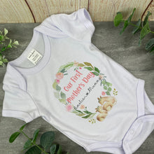 Load image into Gallery viewer, Personalised First Mothers Day Llama Baby Vest and Bib