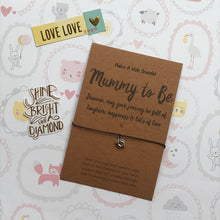 Load image into Gallery viewer, Mummy To Be Make a Wish Bracelet - Personalised-5-The Persnickety Co