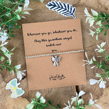 Load image into Gallery viewer, Wherever You Go Guardian Angel Beaded Bracelet-4-The Persnickety Co