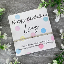 Load image into Gallery viewer, Happy Birthday Beaded Bracelet-2-The Persnickety Co