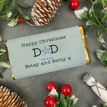 Load image into Gallery viewer, Happy Christmas Dad Chocolate Bar