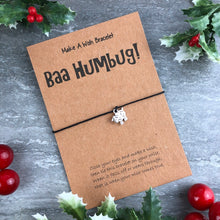 Load image into Gallery viewer, Baa Humbug Wish Bracelet-2-The Persnickety Co