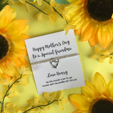 Load image into Gallery viewer, Happy Mothers Day To A Special Grandma - Personalised Beaded Bracelet-2-The Persnickety Co