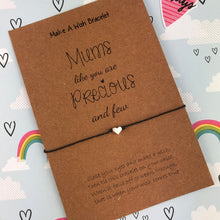 Load image into Gallery viewer, Mums Like You Are Precious And Few Make A Wish Bracelet-5-The Persnickety Co
