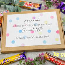 Load image into Gallery viewer, Sweet 16th - Personalised Chocolate Box-8-The Persnickety Co