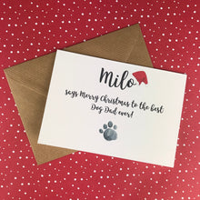 Load image into Gallery viewer, Merry Christmas Best Dog Dad/Mum Card-7-The Persnickety Co