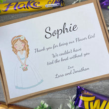 Load image into Gallery viewer, Flower Girl Thank You Chocolate Box-The Persnickety Co