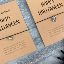 Load image into Gallery viewer, Happy Halloween Wish Bracelet-4-The Persnickety Co