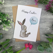 Load image into Gallery viewer, Personalised Easter Balloon Card