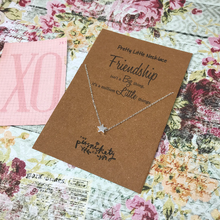 Load image into Gallery viewer, Friendship Isn't A Big Thing, It's A Million Little Things Necklace-The Persnickety Co