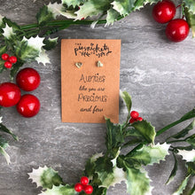 Load image into Gallery viewer, Aunties Like You Are Precious & Few, Heart Earrings-6-The Persnickety Co