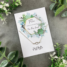 Load image into Gallery viewer, Wedding Knot Necklace Fern Design