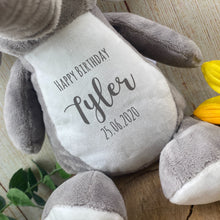 Load image into Gallery viewer, Personalised 'Happy Birthday' Lion Soft Toy