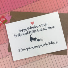 Load image into Gallery viewer, Happy Valentine's Day To The Most PURR-fect Cat Mum/Dad!-3-The Persnickety Co