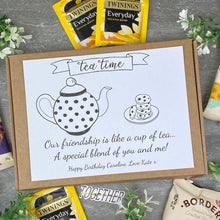 Load image into Gallery viewer, Friendship Tea and Biscuit Box-5-The Persnickety Co