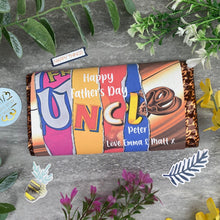 Load image into Gallery viewer, Happy Father's Day Uncle Personalised Chocolate Bar-The Persnickety Co