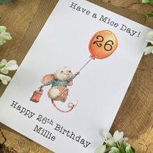 Load image into Gallery viewer, Have A Mice Day! - Personalised Card-3-The Persnickety Co