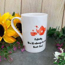 Load image into Gallery viewer, Personalised Best-tea Bone China Mug