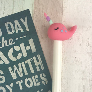 Cute Narwhal Gel Pen-9-The Persnickety Co