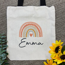 Load image into Gallery viewer, Personalised Rainbow Tote Bag