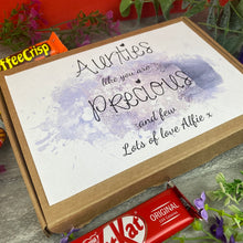 Load image into Gallery viewer, Personalised Auntie Treat Box