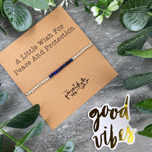 Load image into Gallery viewer, A Little Wish For Peace And Protection Beaded Bracelet