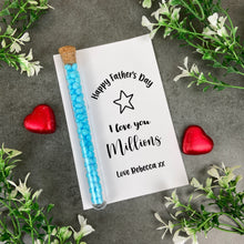 Load image into Gallery viewer, I Love You Millions - Father's Day Gift Star Design