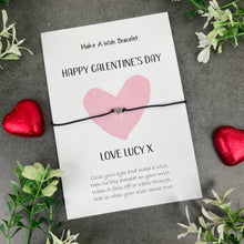Load image into Gallery viewer, Happy Galentine's Day Wish Bracelet