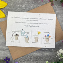 Load image into Gallery viewer, Happy Birthday Garden Plantable Seed Card