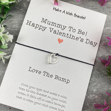 Load image into Gallery viewer, Mummy To Be Happy Valentine's Day Wish Bracelet-5-The Persnickety Co